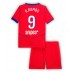 Paris Saint-Germain Goncalo Ramos #9 Tredjedraktsett Barn 2025-26 Korte ermer (+ Korte bukser) Paris Saint-Germain Goncalo Ramos #9 Tredjedraktsett Barn 2025-26 Korte ermer (+ Korte bukser)